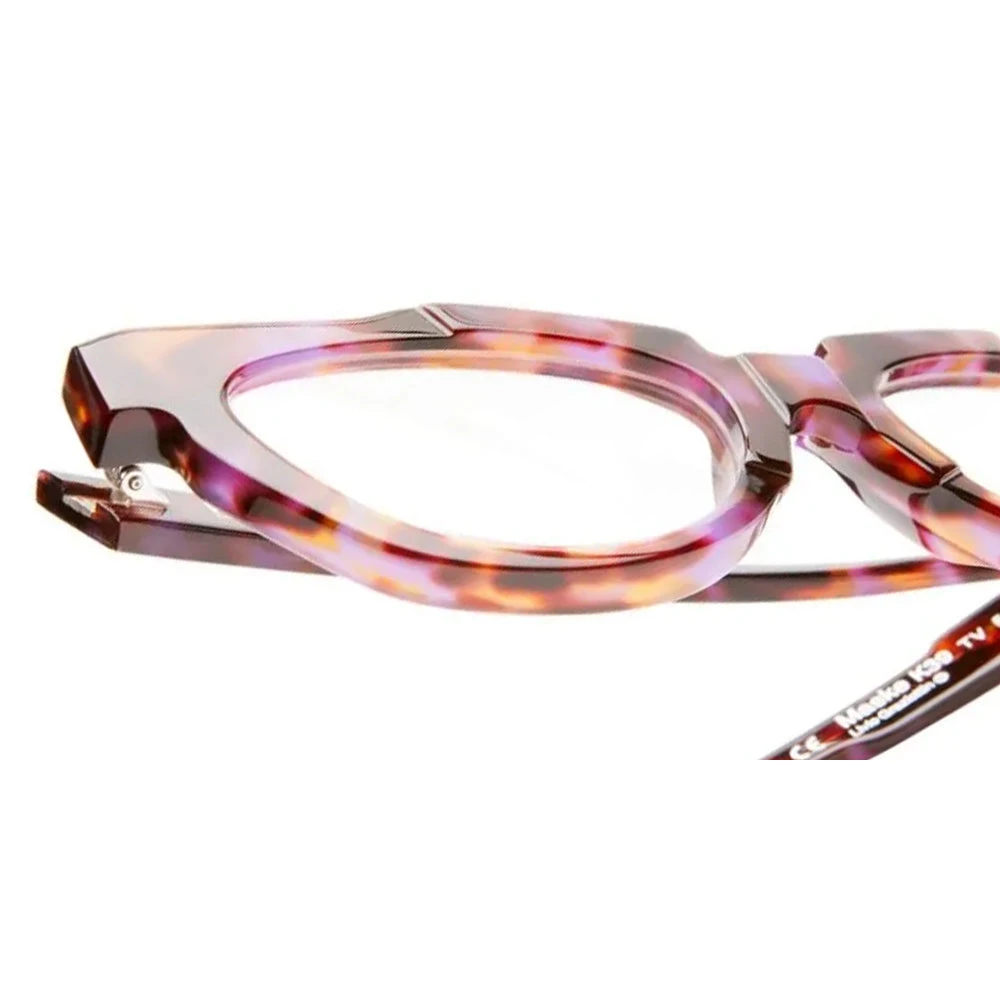 Kuboraum Violet Tortoise Cat-Eye Bril Multicolor Dames