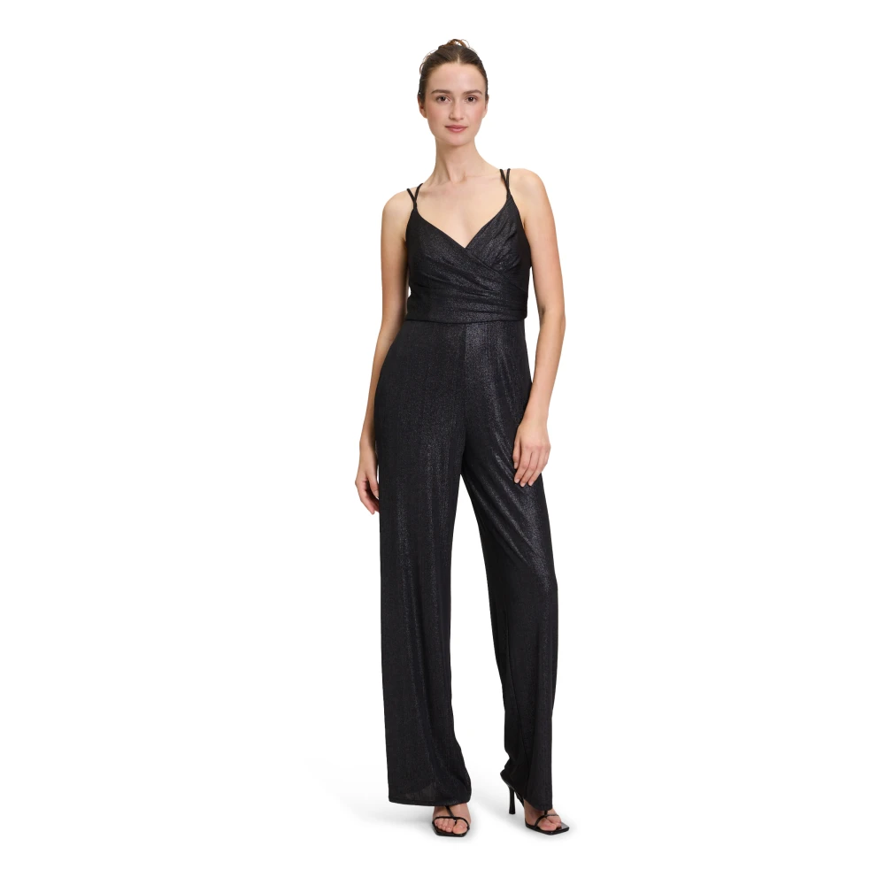 Vera Mont Jumpsuit met V-hals Black Dames