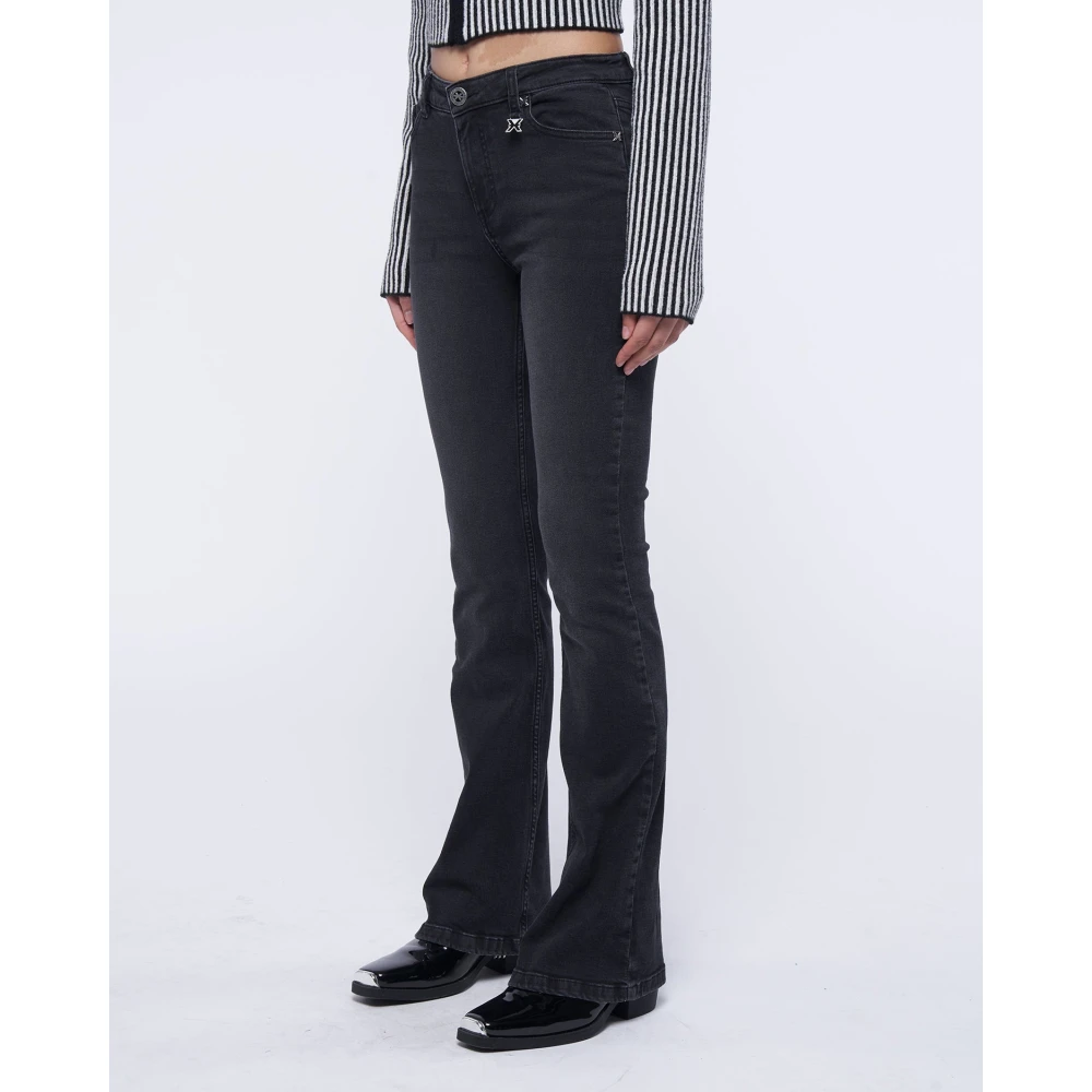 John Richmond Jeans straight leg Black Dames