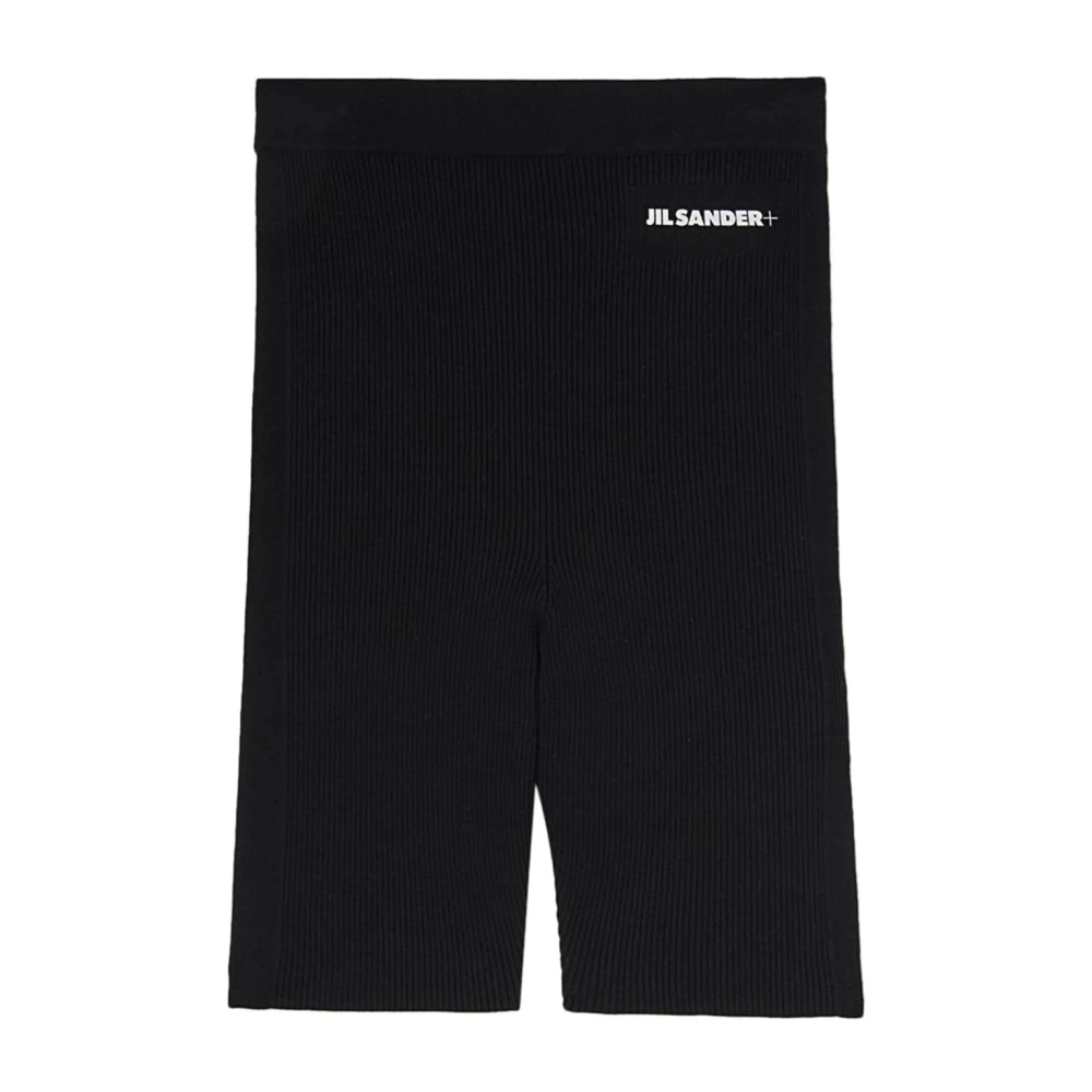 Jil Sander Women's Black Logo Shorts - Short Shorts - Xs - Shorts