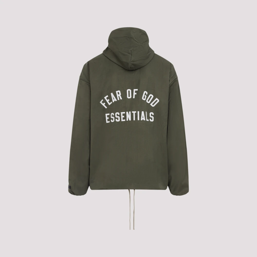 Fear Of God Groene Jas Aw24 Stijlvolle Herenkleding Green Heren