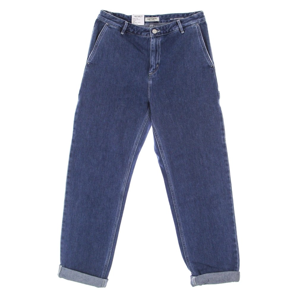 Carhartt Wip Arbetskläder-inspirerade jeans med verktygsfickor Blue, Dam