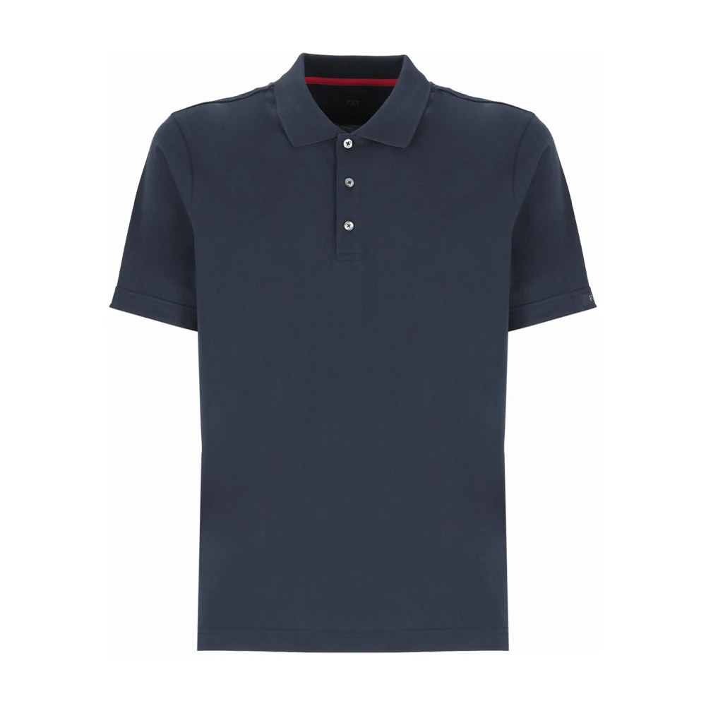 Fay - Tops > Polo Shirts - Blue - Fay - Modalova