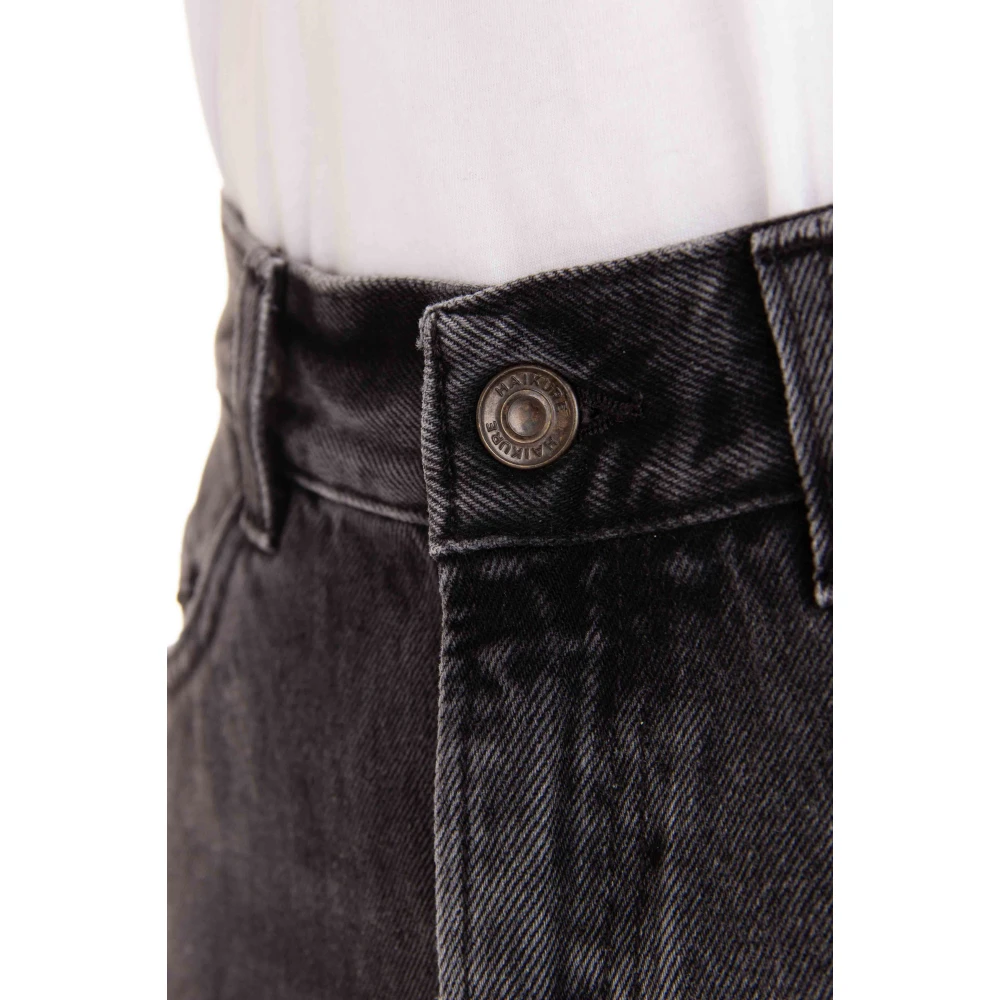 Haikure Winona Over Fit Katoenen Jeans Gray Heren