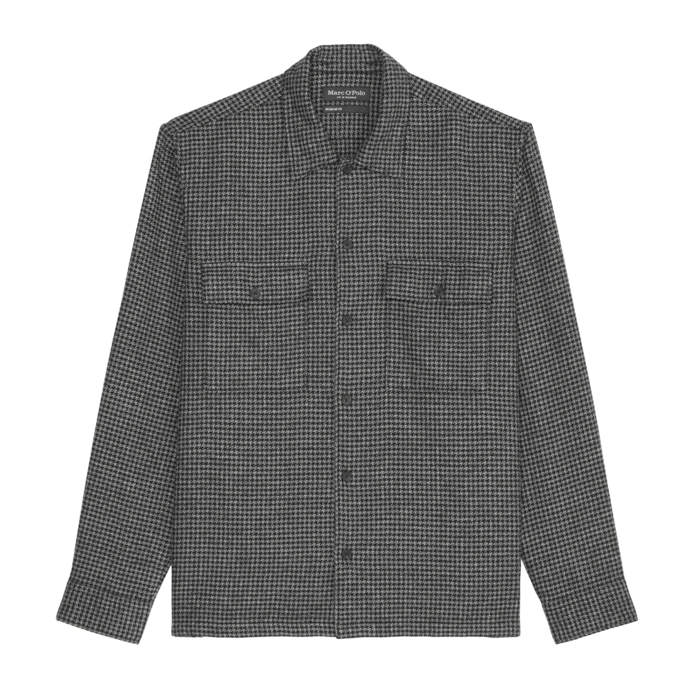Marc O'Polo Gewoon overhemd Black Heren