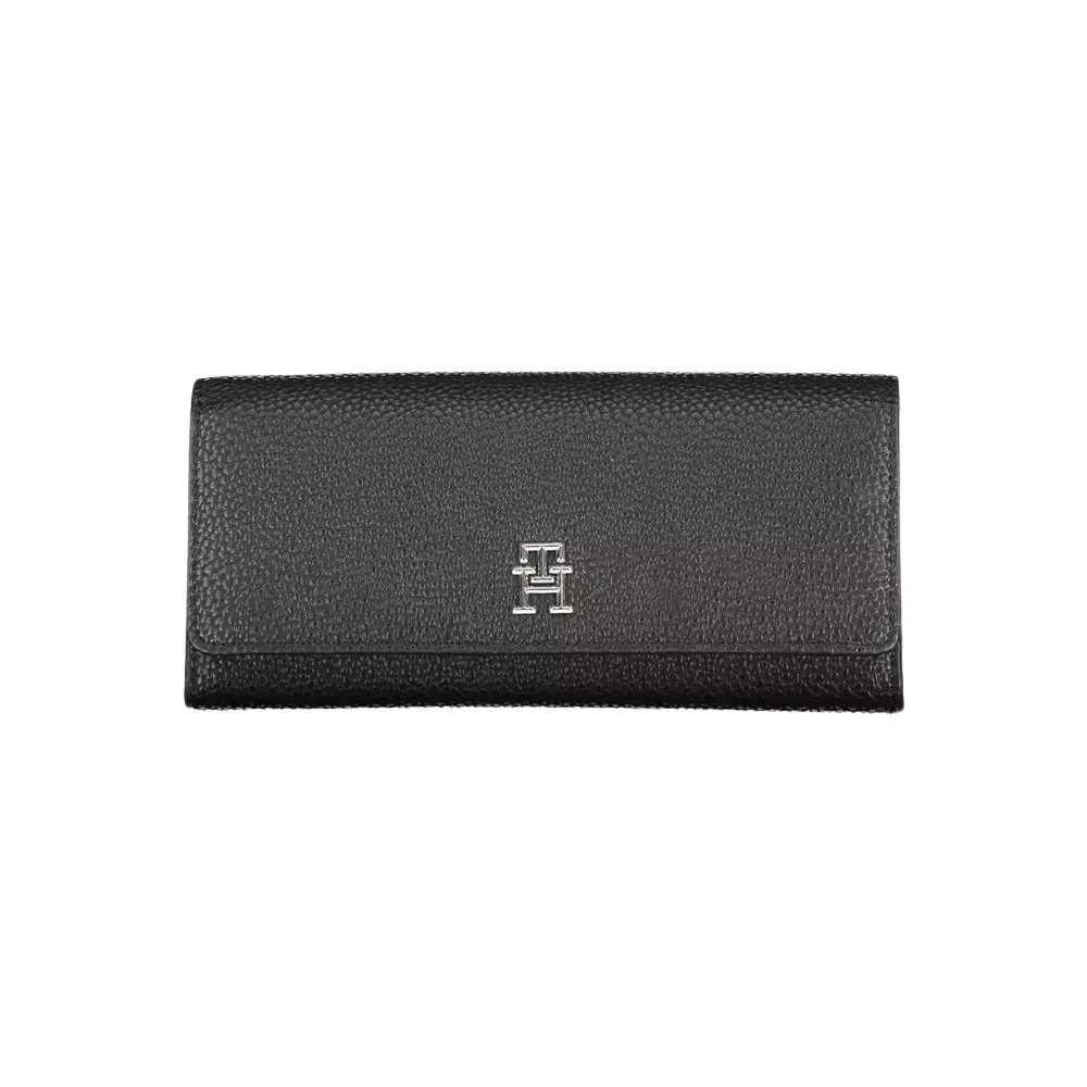 Tommy Hilfiger Women's Black Wallets & Cardholders, One Size, Polyethylene Wallet