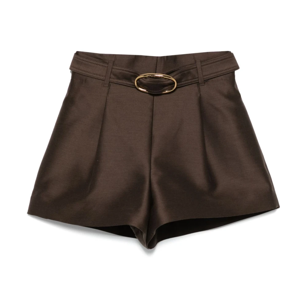 Zimmermann Bruine Shorts met Riemtaille Brown Dames