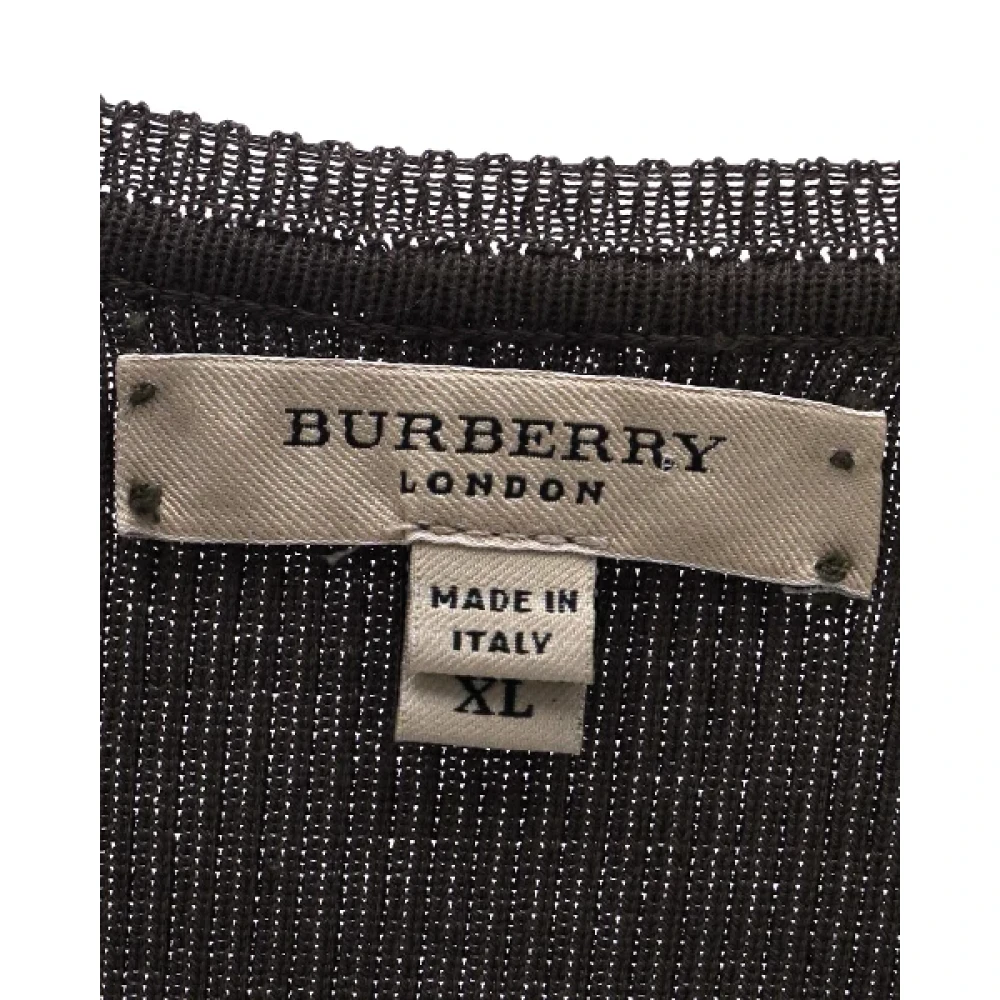 Burberry Vintage Pre-owned Cotton tops Brown Dames