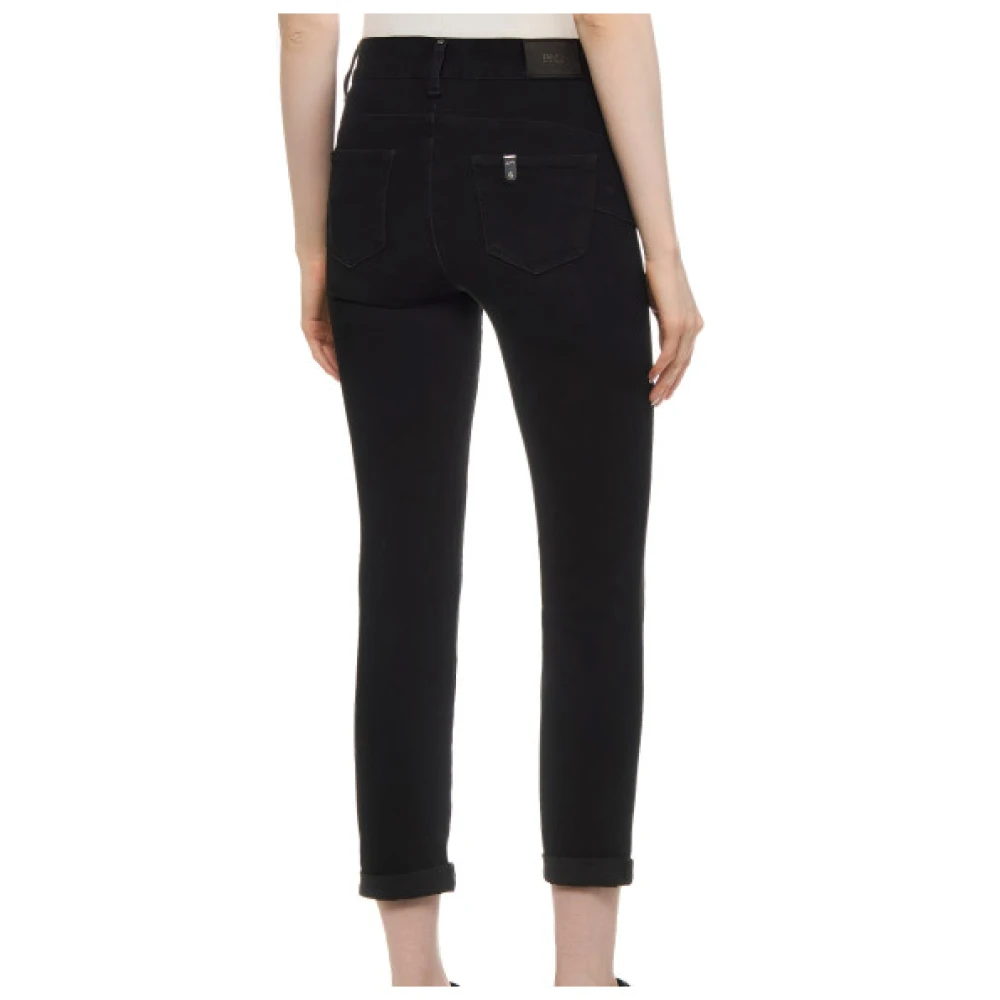 Liu Jo Ideale Straight Leg Jeans Black Dames
