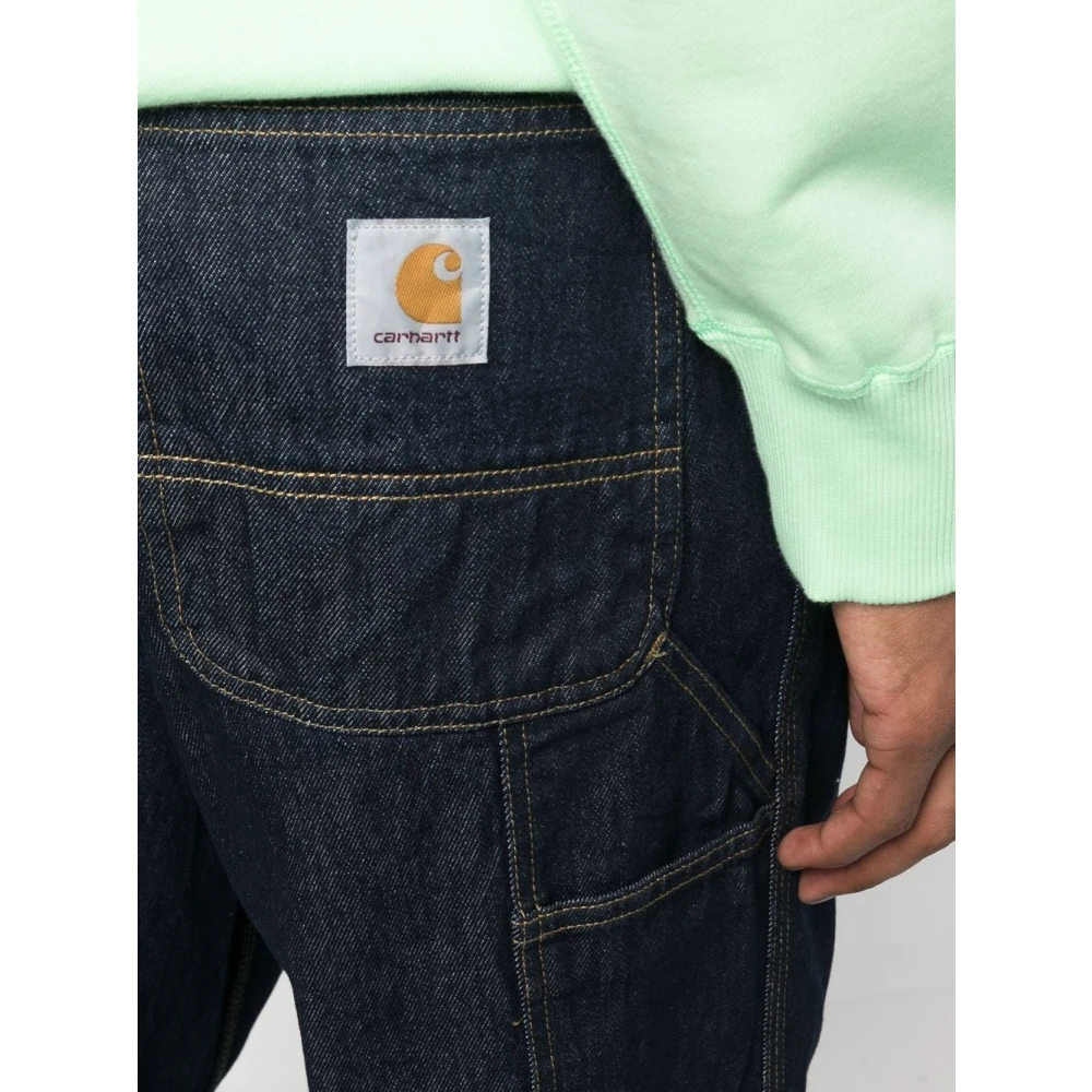 Carhartt WIP Werkkleding Denim Broek Blue Heren