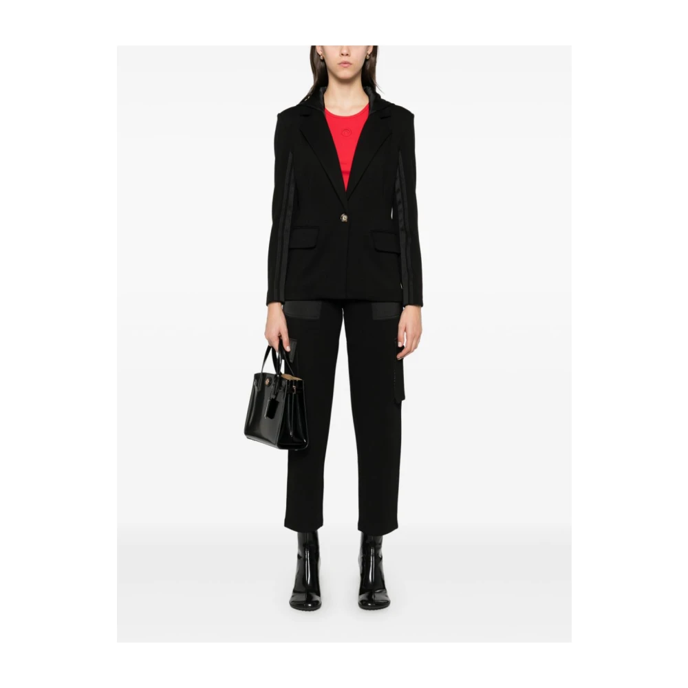 Twinset Zwarte Broek met Cargo Zakken Black Dames
