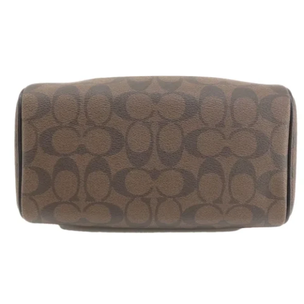 Coach Pre-owned Canvas handbags Brown Dames