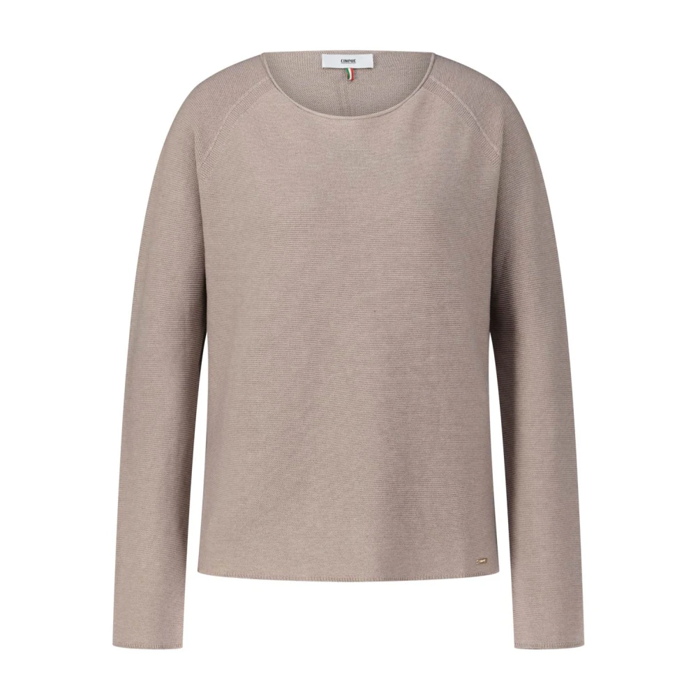 CINQUE Dunne Gebreide Trui Ciella Beige Dames