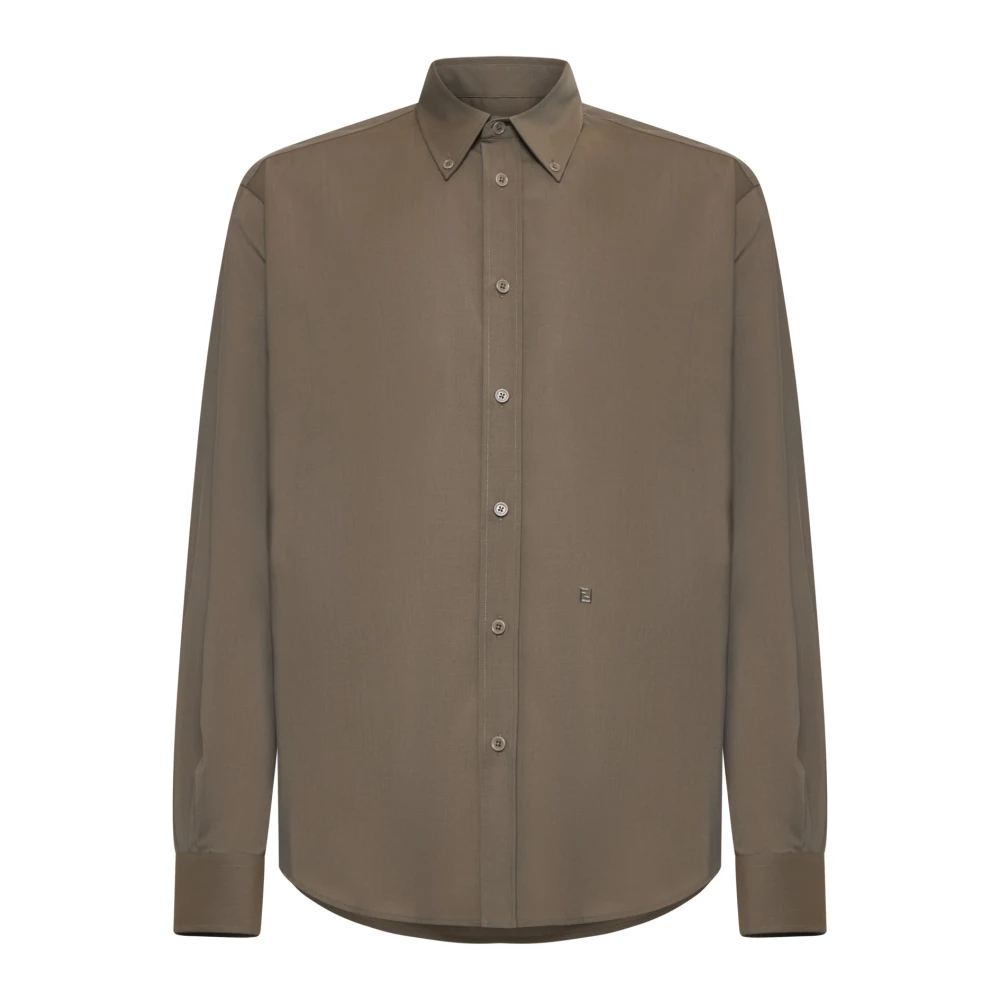 Fendi Stijlvolle Overhemden Collectie Brown Heren