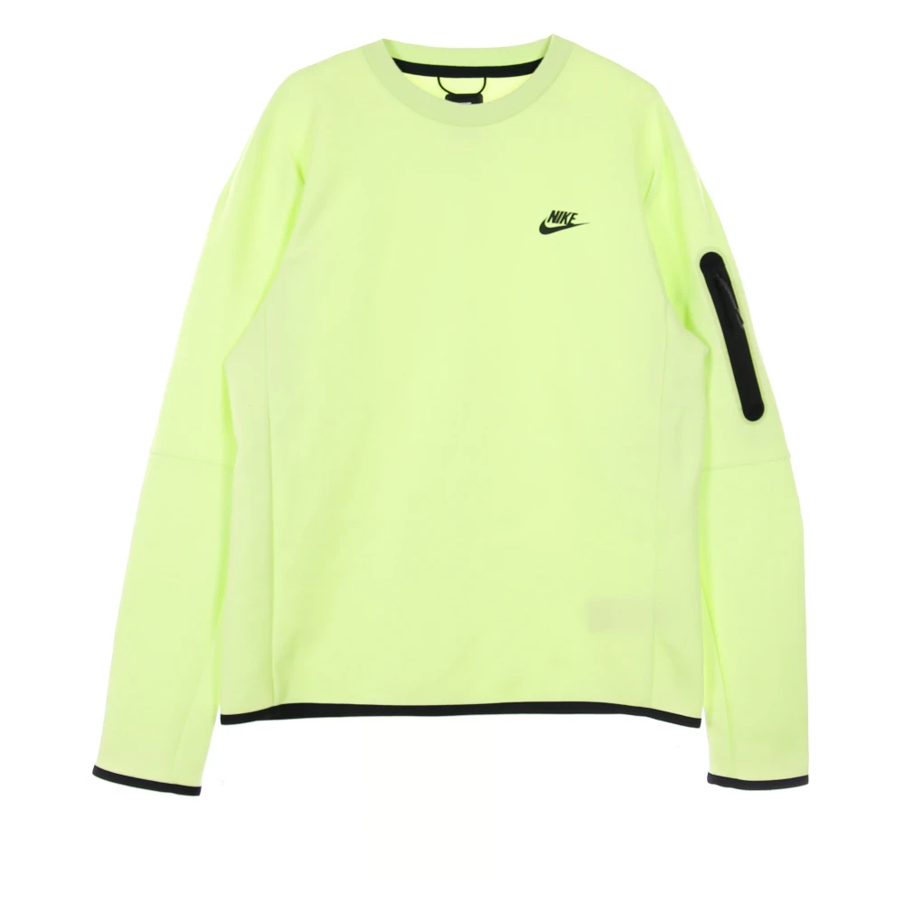 Nike Tech Fleece Crewneck Sweatshirt Green Heren