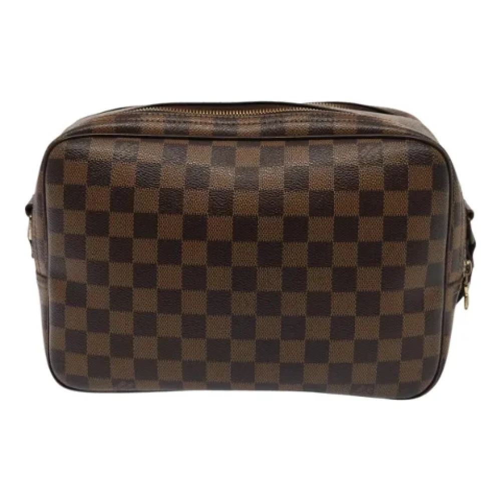 Louis Vuitton Vintage Pre-owned Canvas shoulder-bags Brown Dames