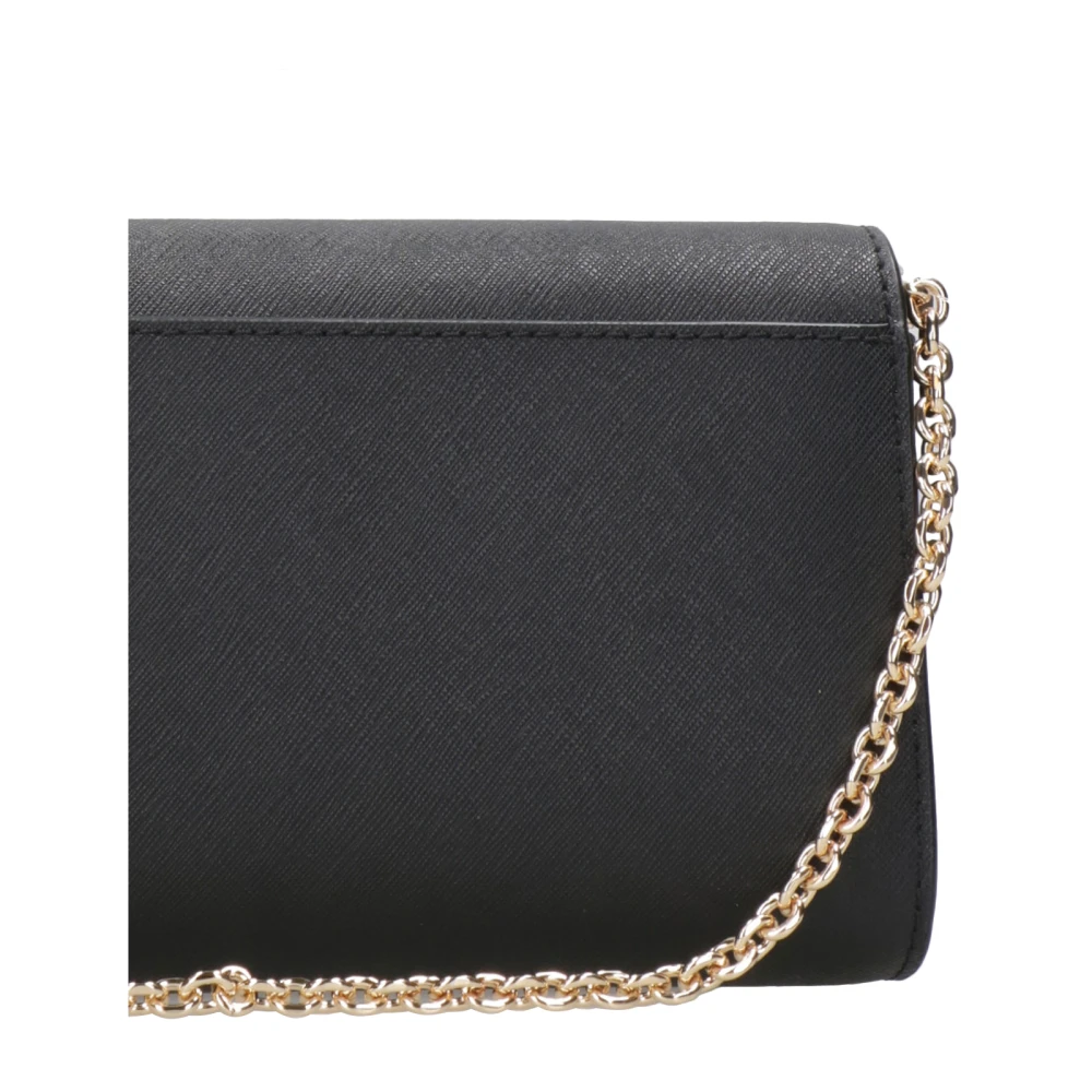 Michael Kors Zwarte Saffiano Leren Schoudertas Black Dames