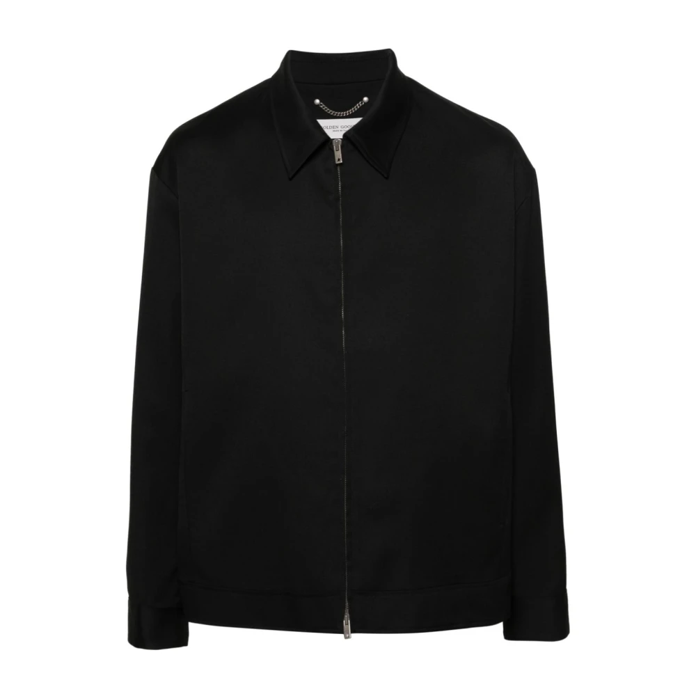 Golden Goose Zwarte Jassen voor een Stijlvolle Look Black Heren