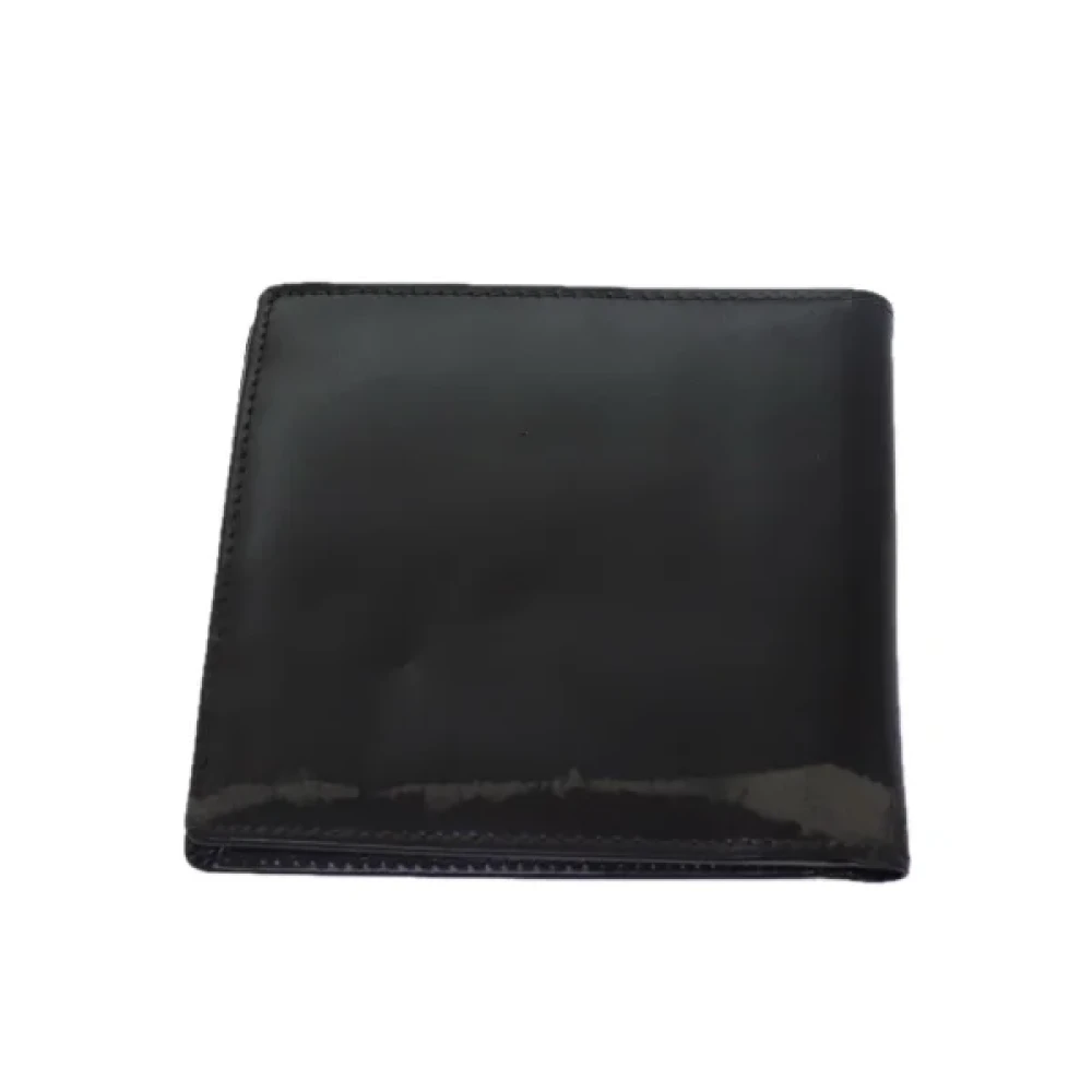 Versace Pre-owned Leather wallets Black Dames