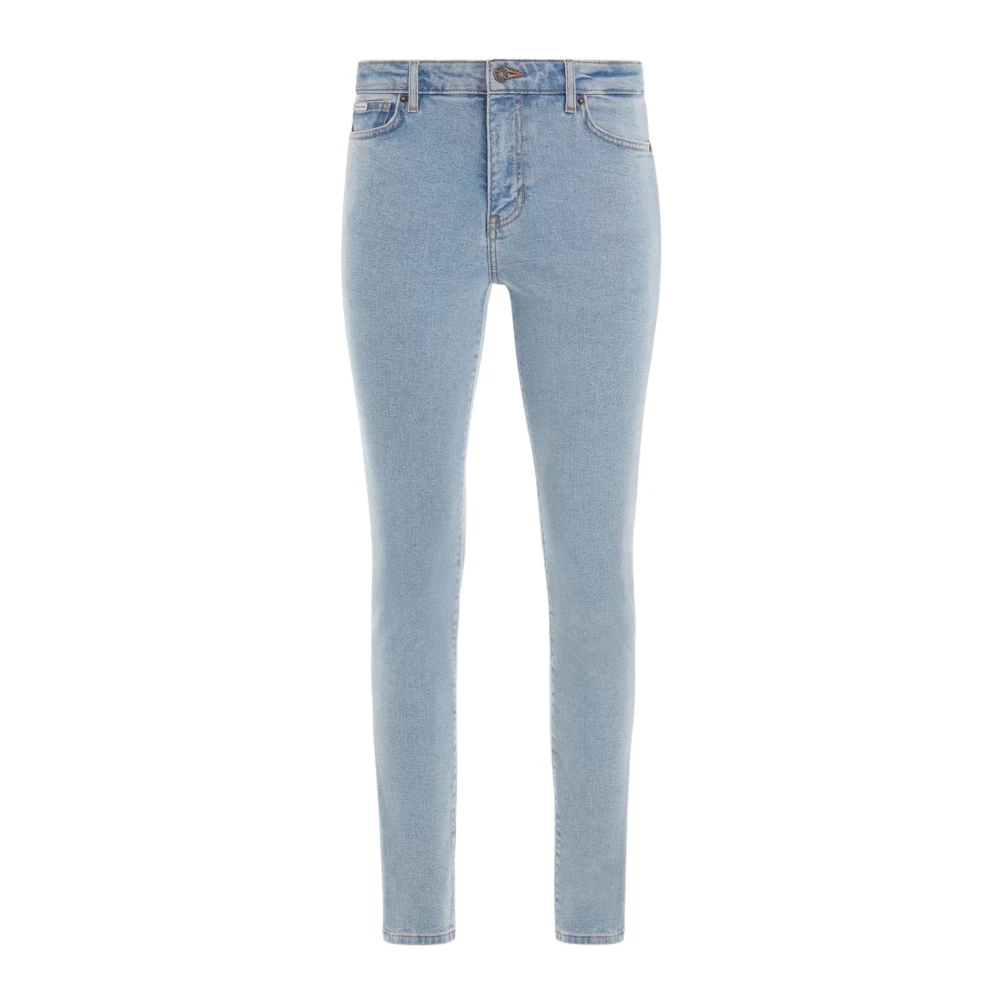 Guess Slim Fit Denim Broek Blue Dames