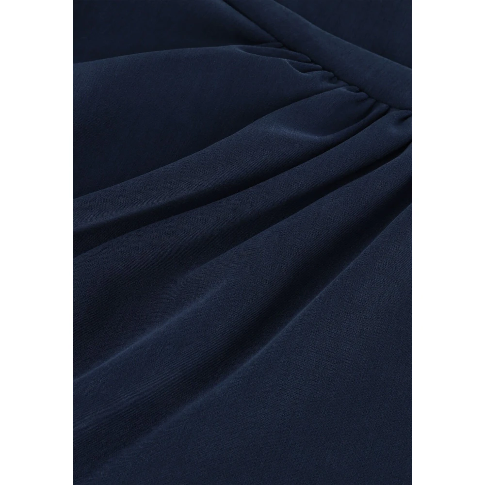 My Essential Wardrobe Elegante Navy Midi Jurk Blue Dames
