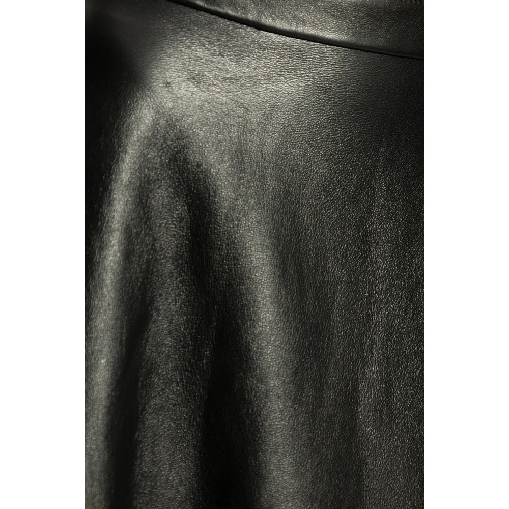 Balenciaga Leren rok Black Dames