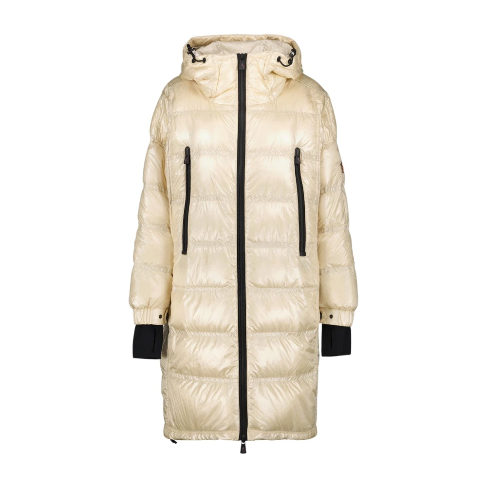 Moncler - Coats > Parkas - Beige - Moncler - Modalova