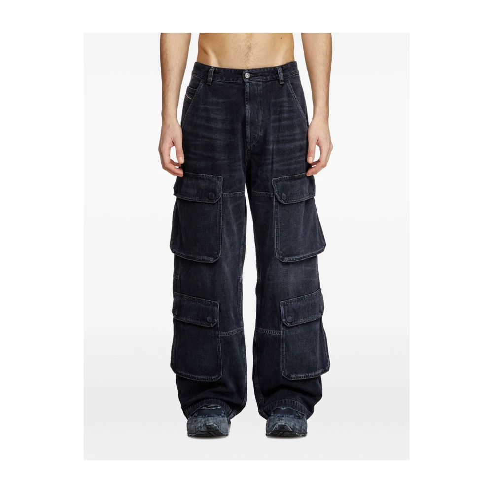 Diesel Zwarte Jeans voor Mannen Blue Heren