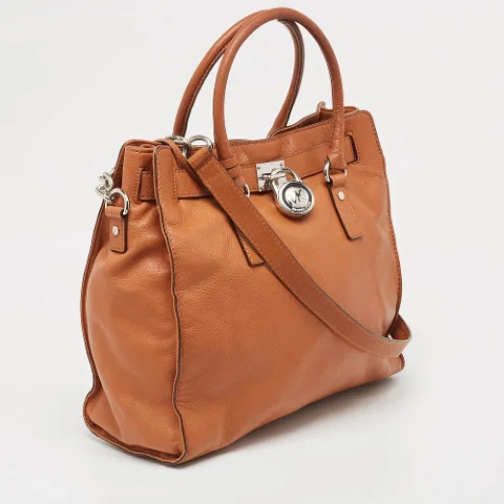 Michael Kors Pre-owned Leather totes Brown Dames