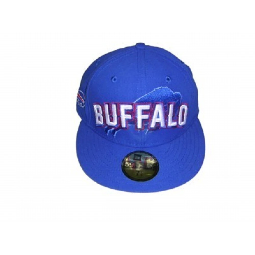 New era Buffalo Bills Platte Klep Pet Blue Heren