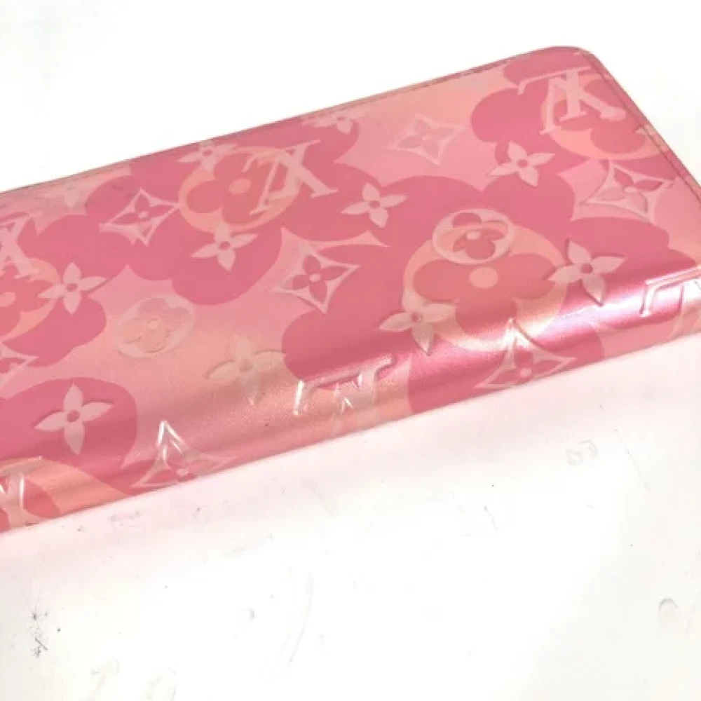 Louis Vuitton Vintage Pre-owned Leather wallets Pink Dames