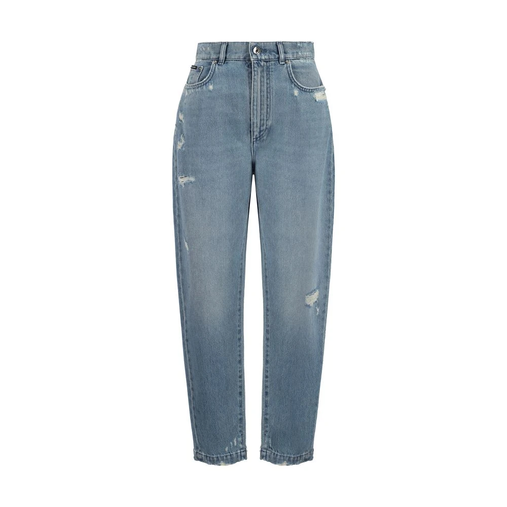 Dolce & Gabbana Vintage Five-Pocket Jeans Blue Dames