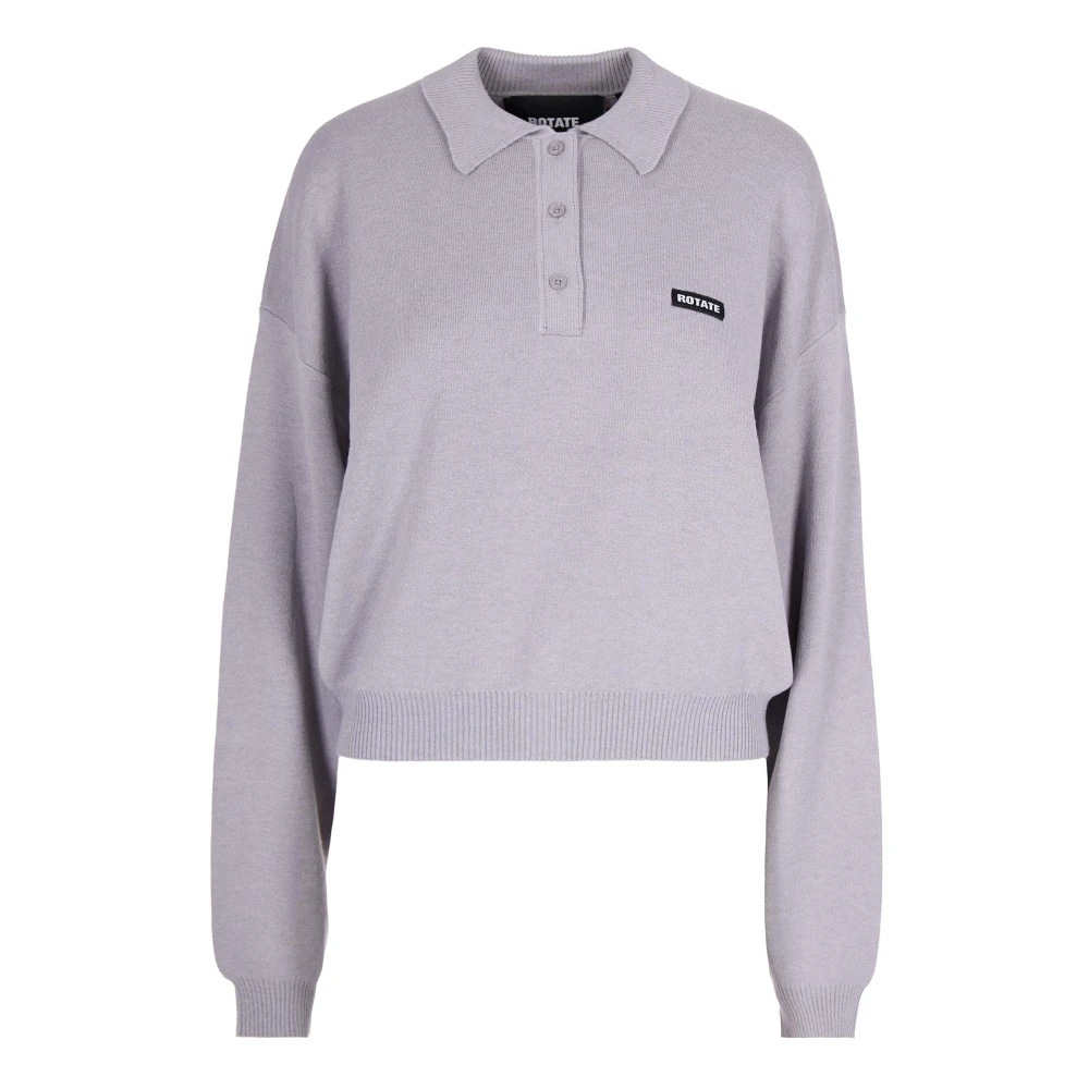 Rotate Birger Christensen Women's Gray Sweatshirts, M, Sweatshirts