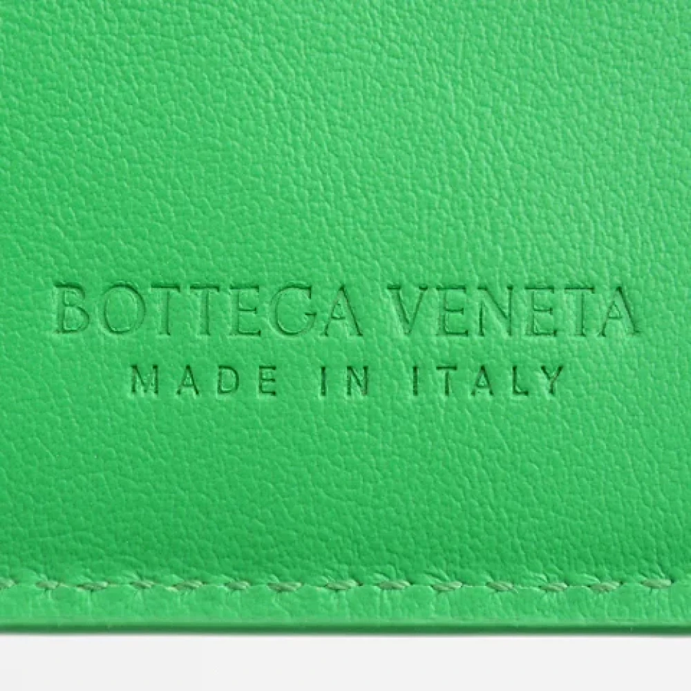 Bottega Veneta Vintage Pre-owned Leather wallets Green Heren