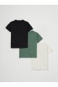 t-shirt-enfant-a-imprime-graphique-en-creme-jaune