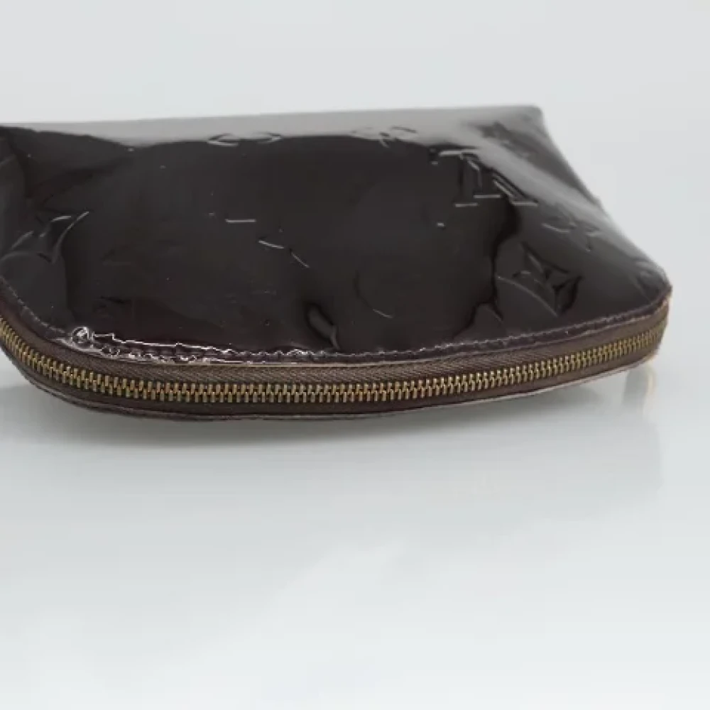 Louis Vuitton Vintage Pre-owned Leather pouches Purple Dames