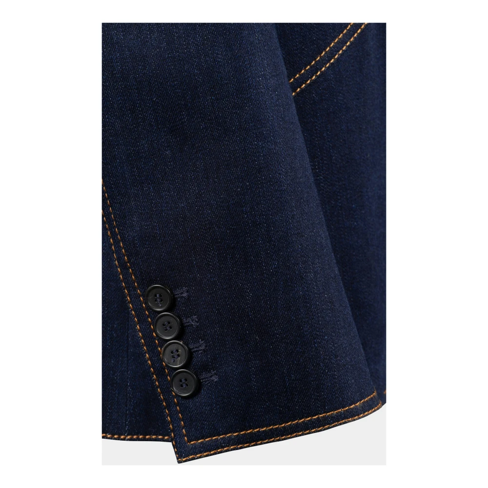alexander mcqueen Blazer in jeans-look Blue Dames