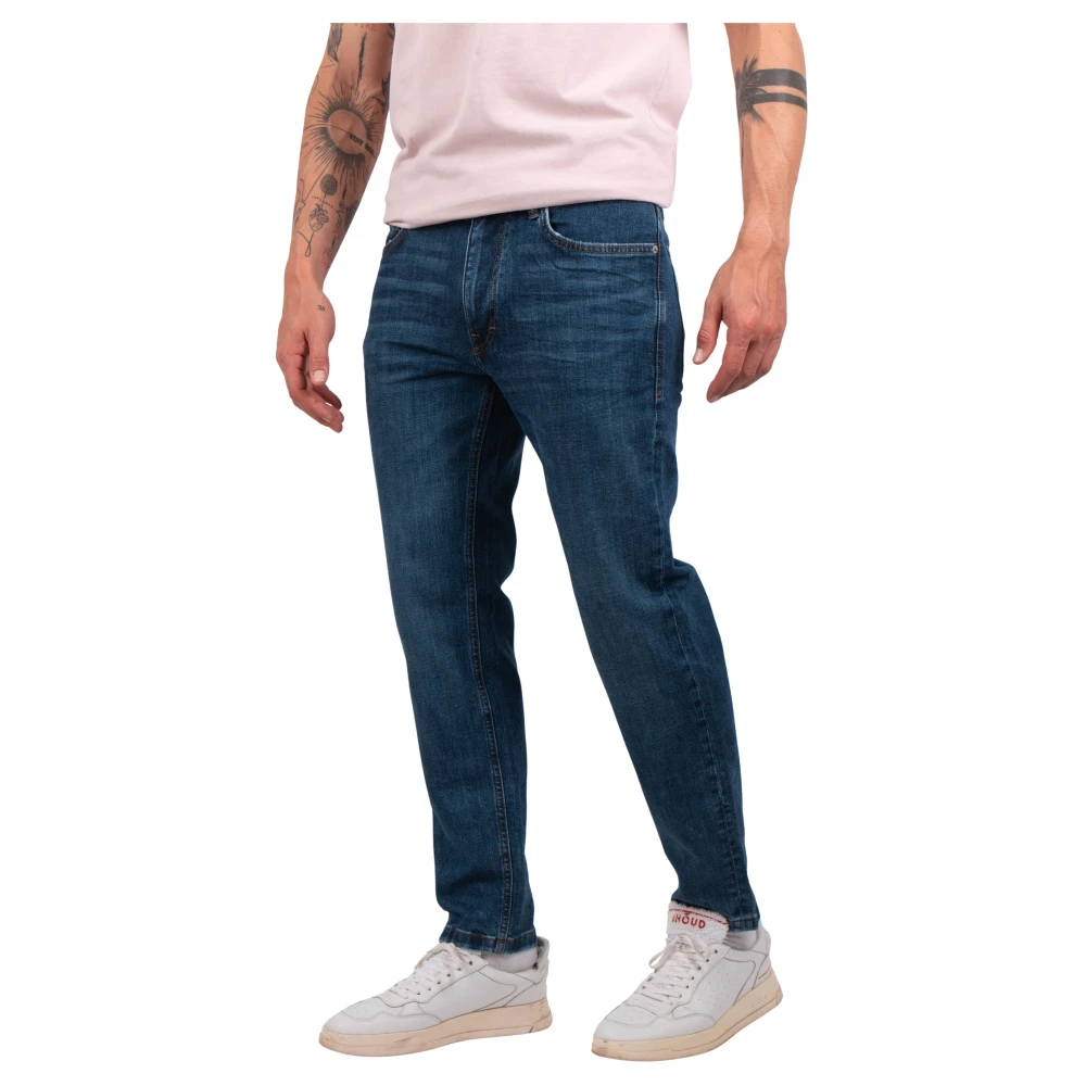 Drykorn Men's Blue Slim Fit Jeans, W34 L34, Slim Fit Stone Jeans