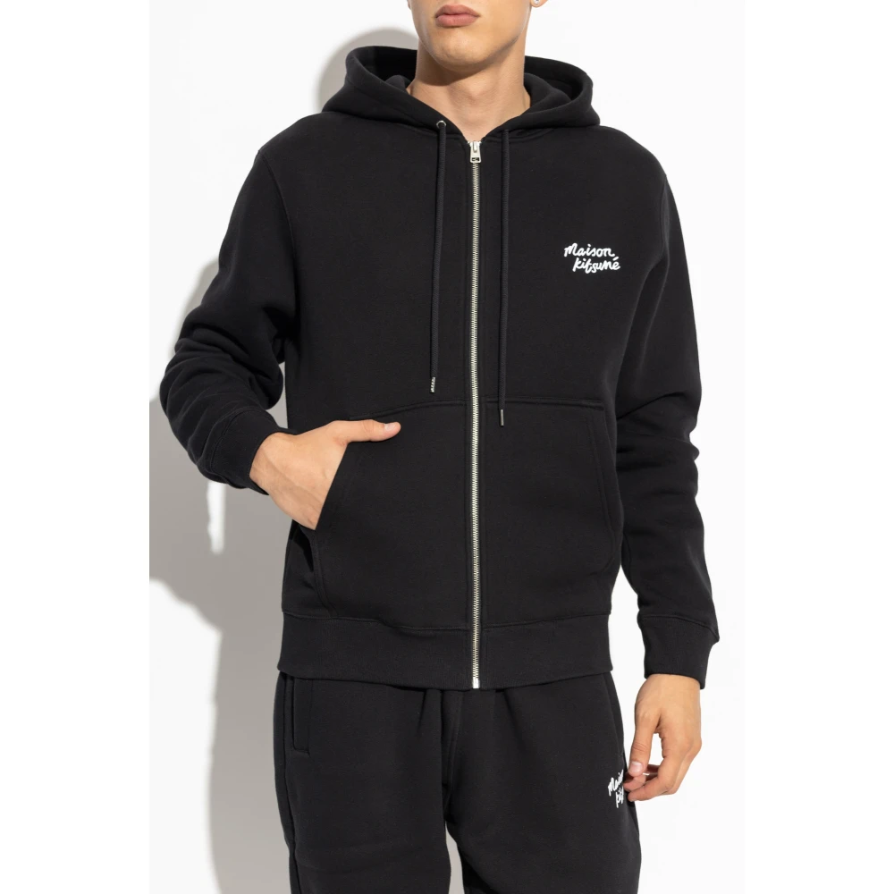 Maison Kitsuné Ritshoodie Black Heren