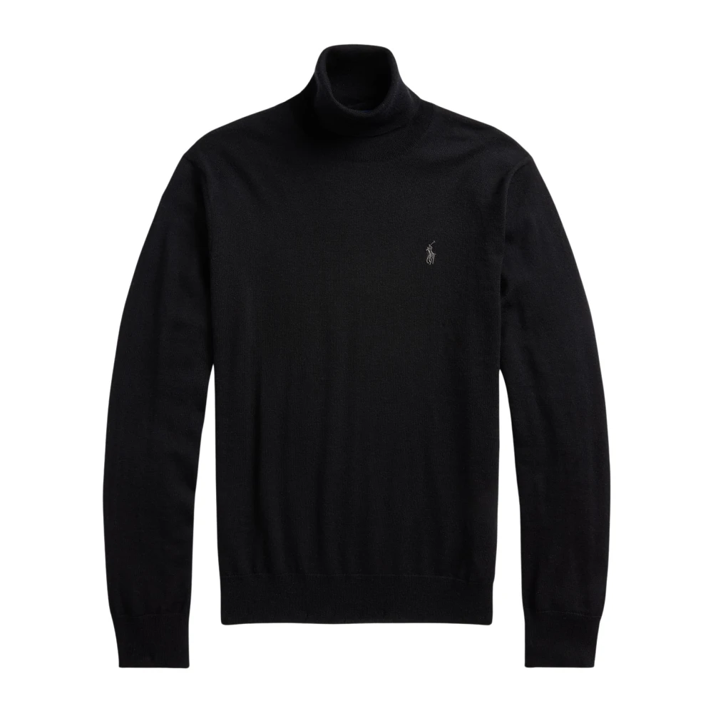 Ralph Lauren Roll Neck Turtleneck Black Heren