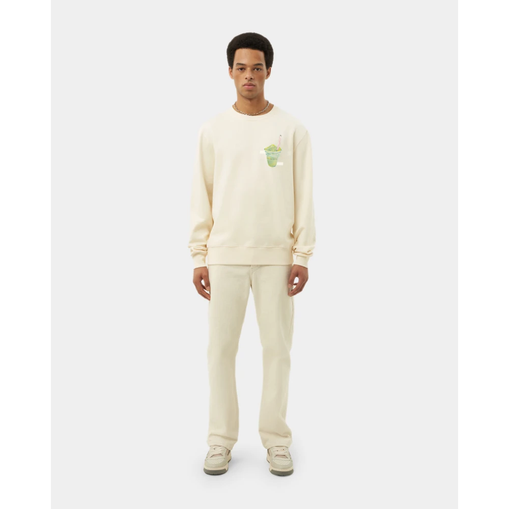 Filling Pieces Sweatshirt Ice Vendor Antique White Heren