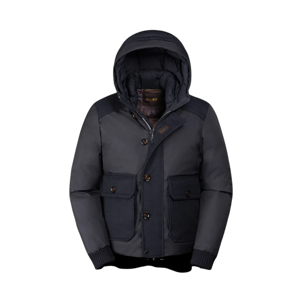 Moorer Men's Blue Down Jackets, M, Dalio-Turandot Jacket
