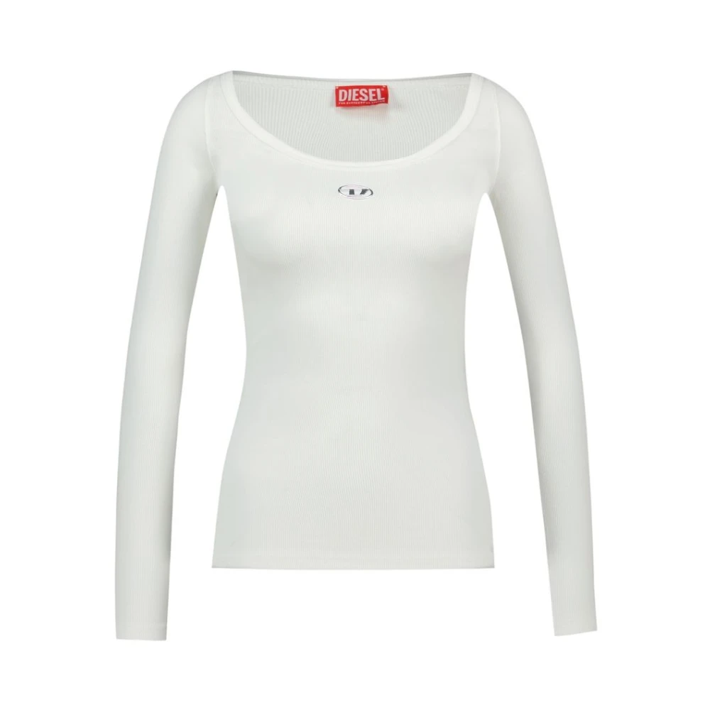 Diesel , Long Sleeve T-Shirts, Female, White, M, T-Bal-Od Top