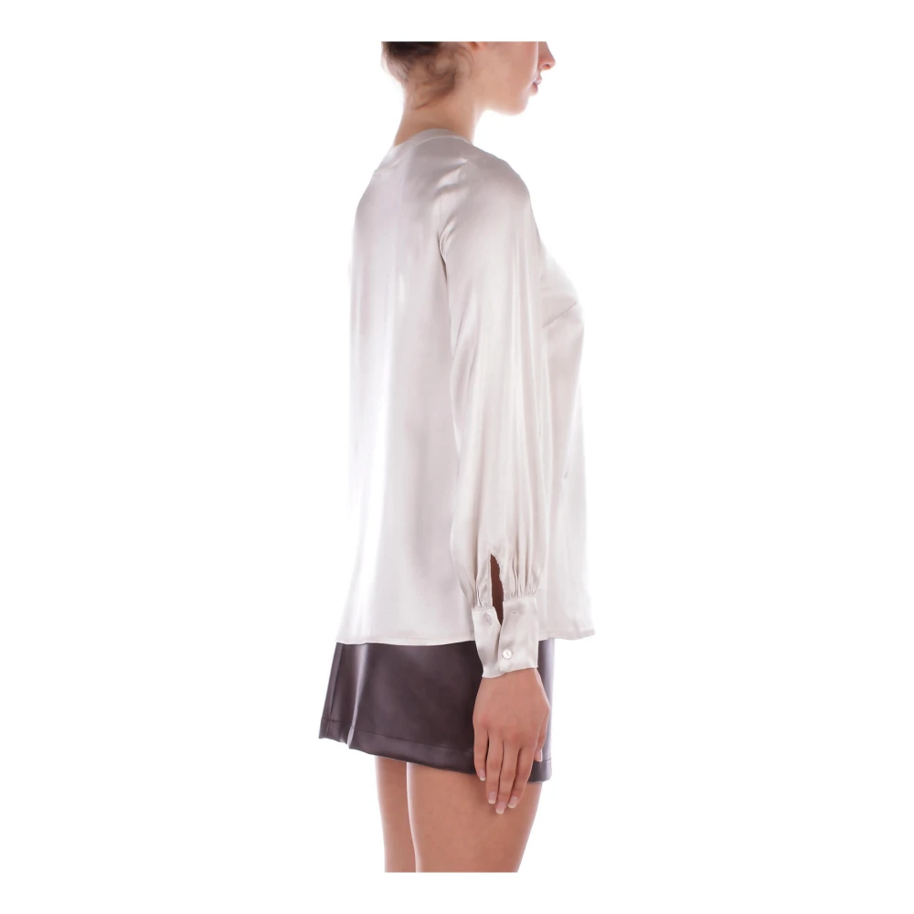 H2O Witte Geknoopte Blouse White Dames