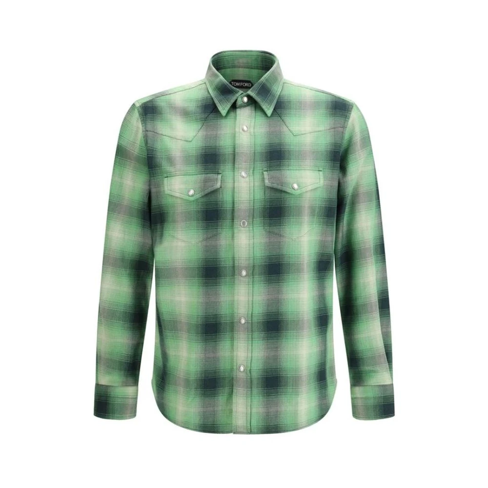Tom Ford Men's Cotton Pattern Shirt