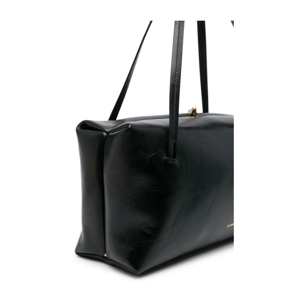 Jil Sander Goji Kussen Handvat Tas Black Dames