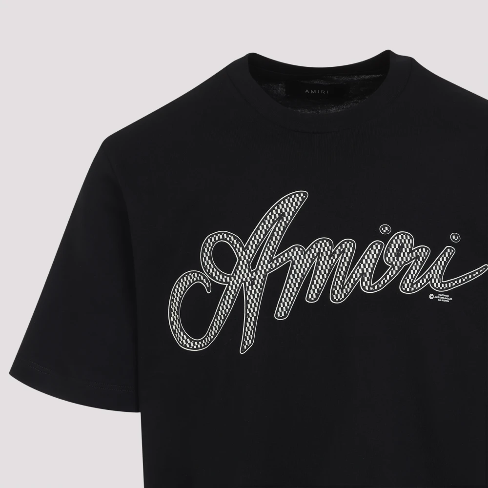 Amiri Zwarte T-Shirt Black Heren