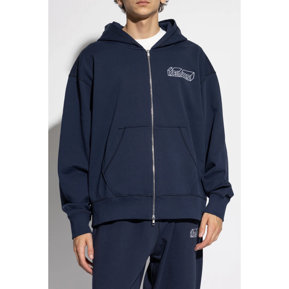 Kenzo Katoenen sweatshirt Blue Heren