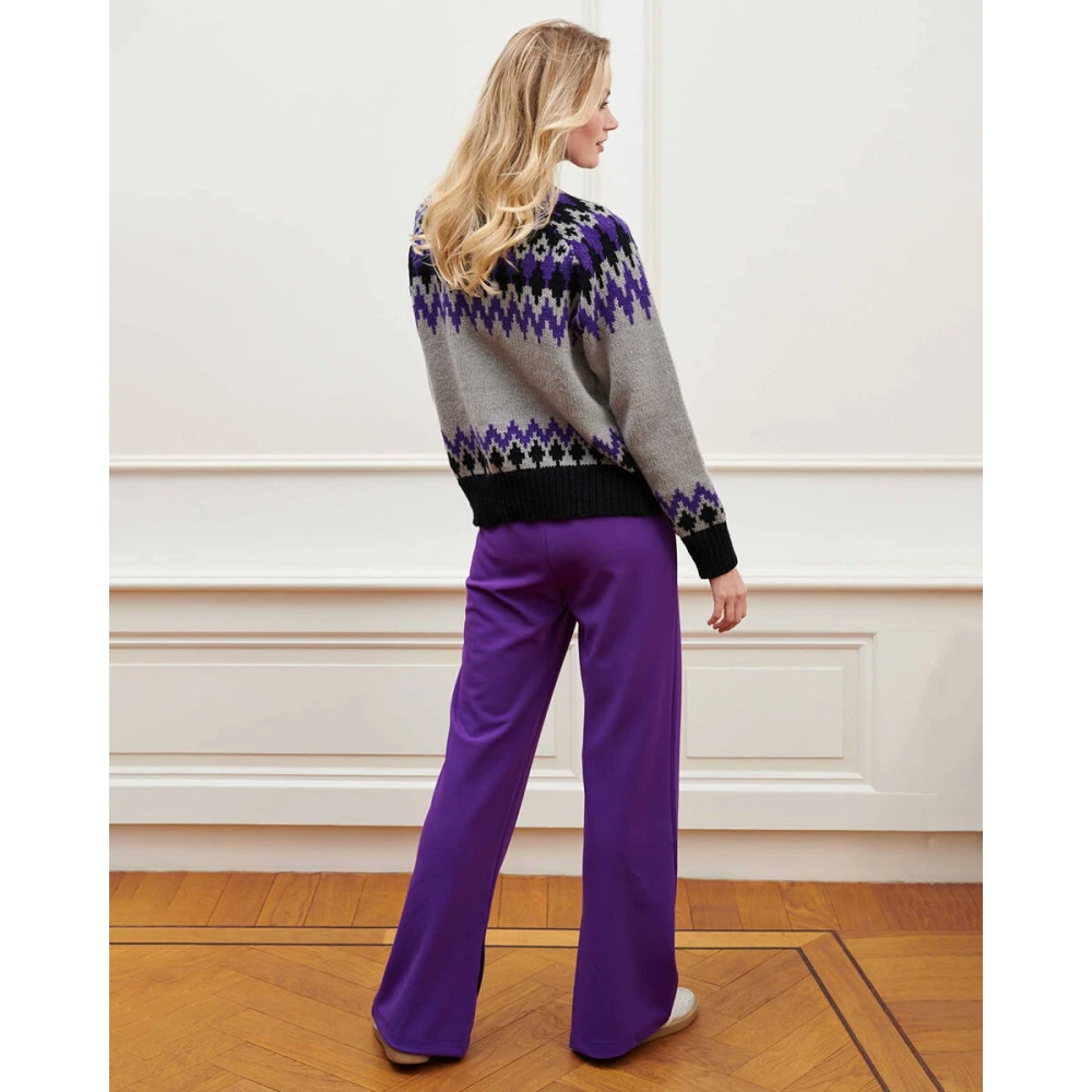 Lofty Manner Lina Broek Purple Dames