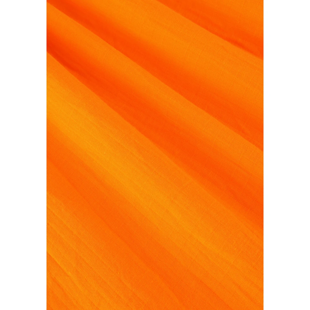 Y.A.S Oranje Maxi Jurk voor de Zomer Orange Dames